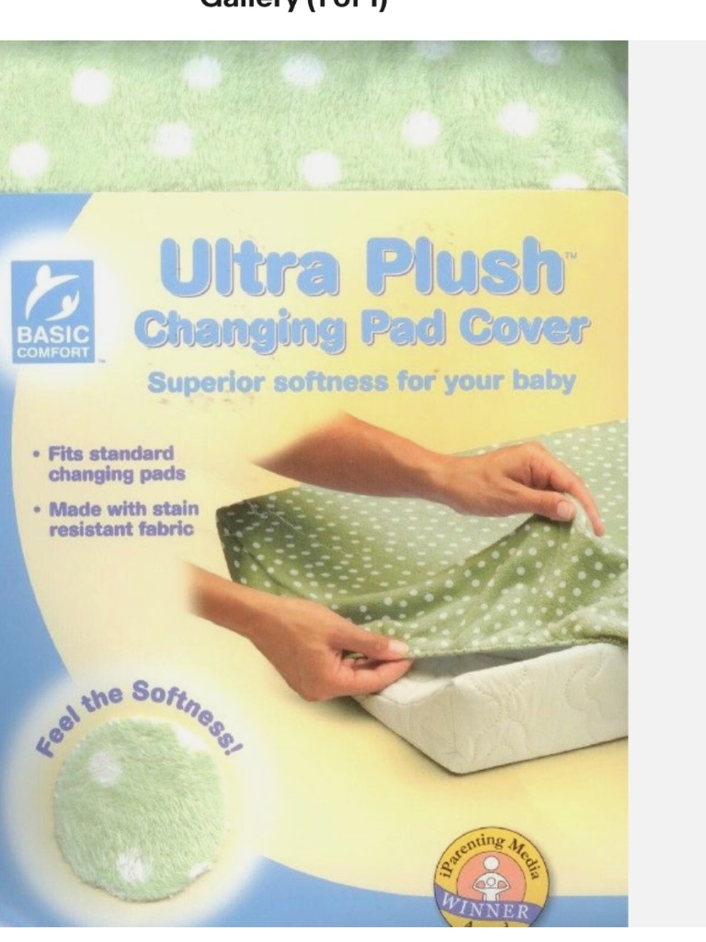 Baby Ultra Plush Soft Sage Green White Polka Dot Changing Pad Cover Nursery NEW